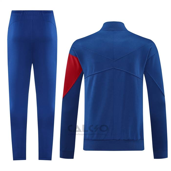 Tuta da Track di Giacca Paris Saint-Germain Bambino 2025-2026 Blu Rosso